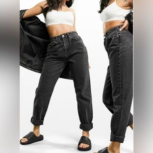 Asos Loose Fitting Black Jeans